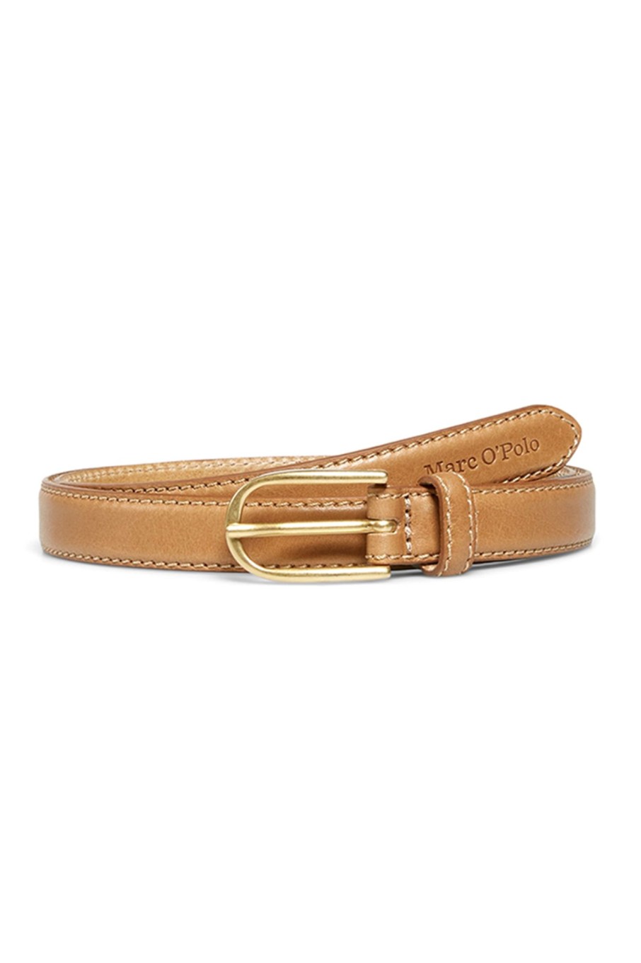 Dames Marc O'Polo | Belt, Authentic Leather, Stitching,