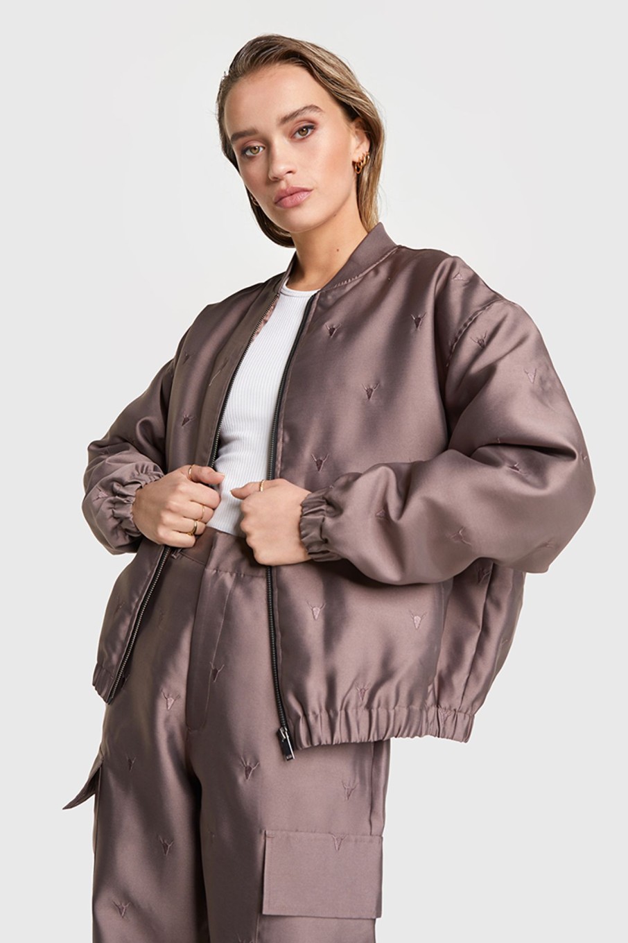 Dames Alix the Label | Shiny Bull Bomber