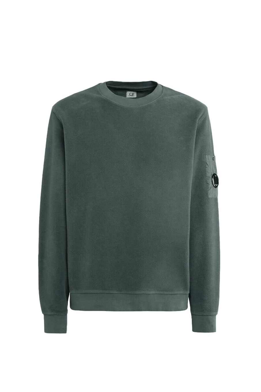 Herren C.P. Company | Reversed Brushed & Emerized Diag. Fleece