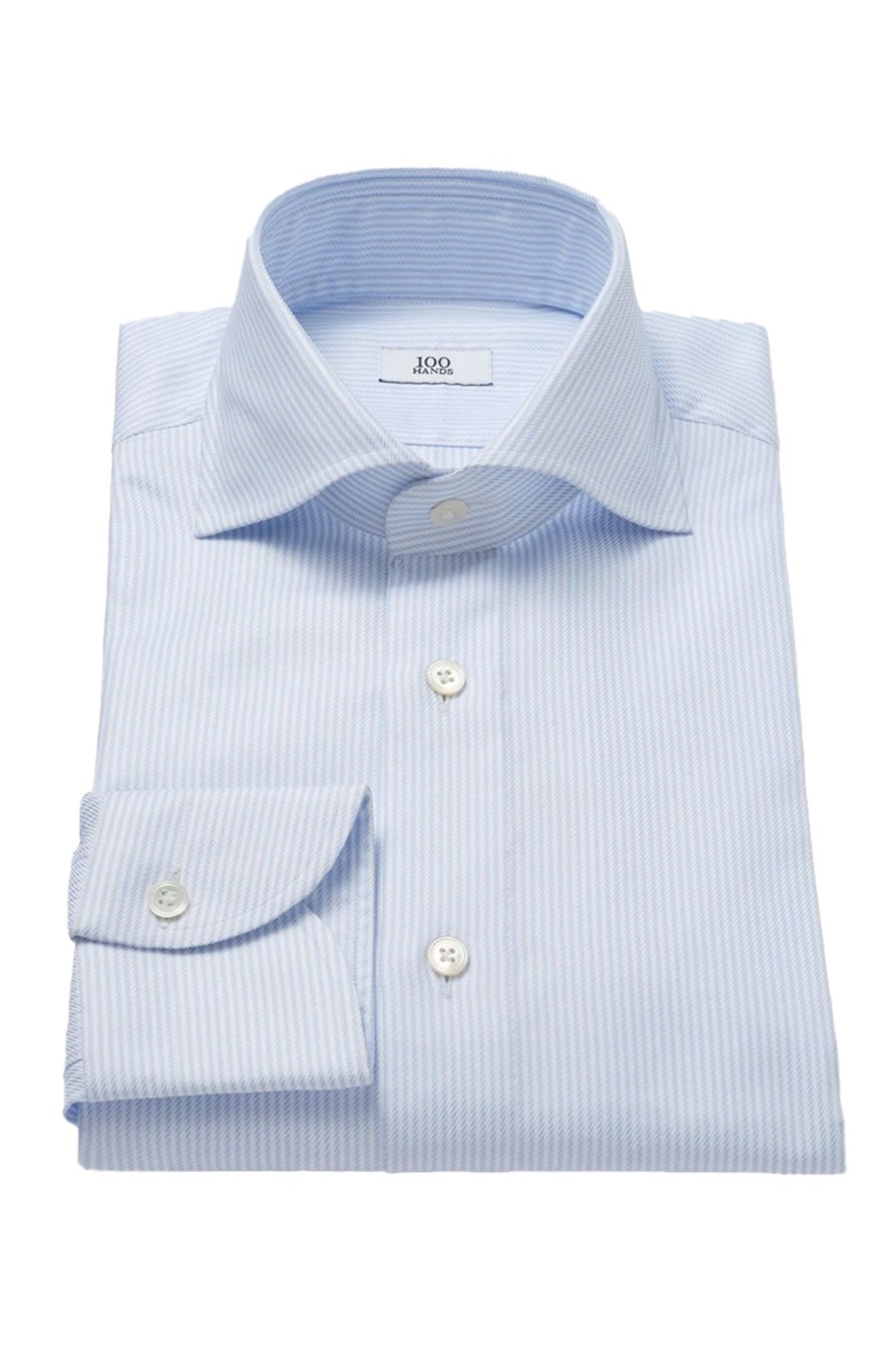 Herren 100 Hands | Twisted Light Blue White Stripe