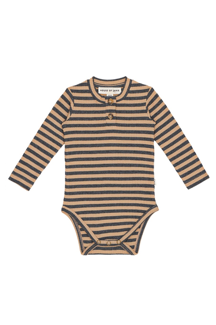 Kids House Of Jamie | Rib Longsleeve Bodysuit