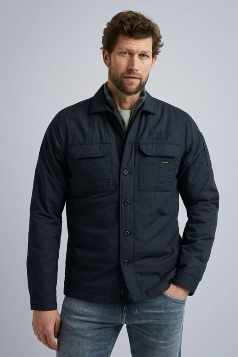 Herren PME Legend | Long Sleeve Shirt Padded Cargo