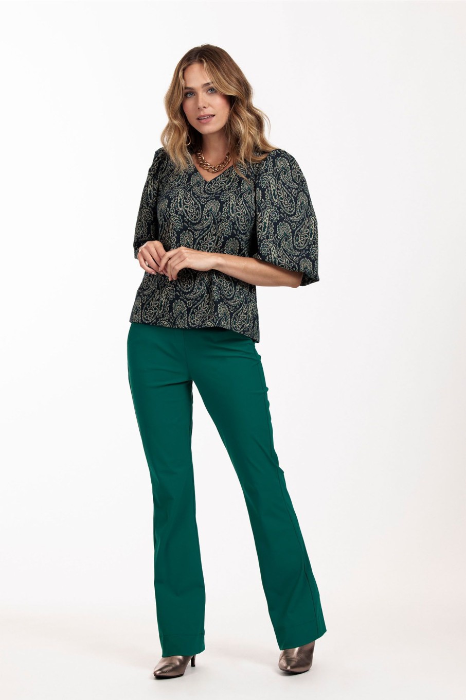 Dames Studio Anneloes | Charlize Bonded Flair Trousers