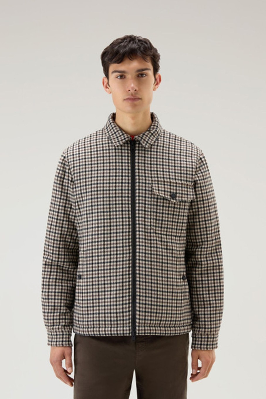 Herren Woolrich | Sherpa Timber Check Overshirt