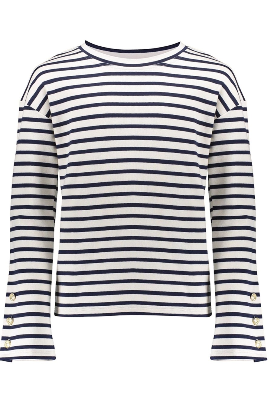 Kids Geisha | Sweater Stripes With Buttons