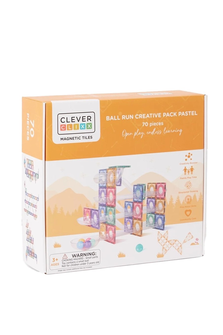 Kids Cleverclixx | Ball Run Creative Pack Pastel 70St