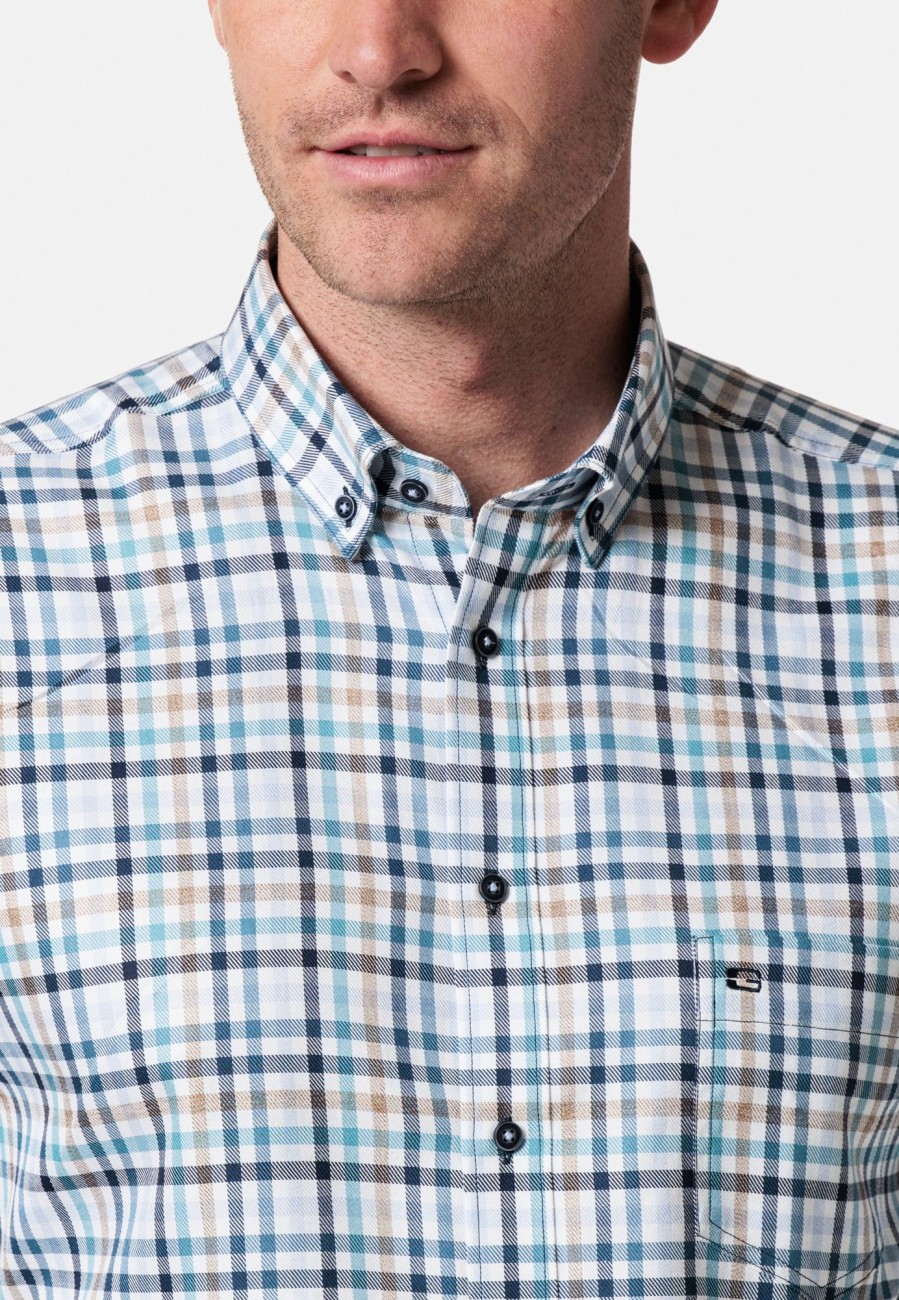 Herren Giordano | Ivy, Ls Button Down Classic Multi Color Check