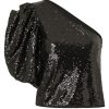 Dames Vila | Viserena One Shoulder Sequin Top/Ro