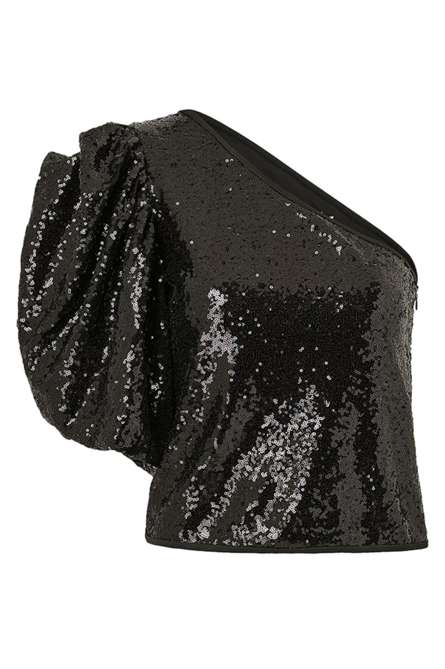 Dames Vila | Viserena One Shoulder Sequin Top/Ro