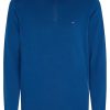 Herren Tommy Hilfiger | Pima Org Ctn Cashmere Zip Mock