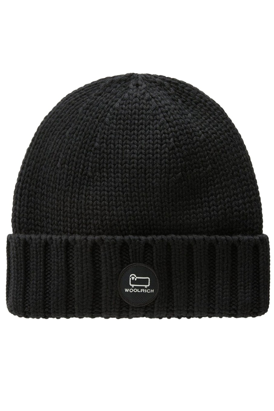 Herren Woolrich | Merino Wool Logo Beanie