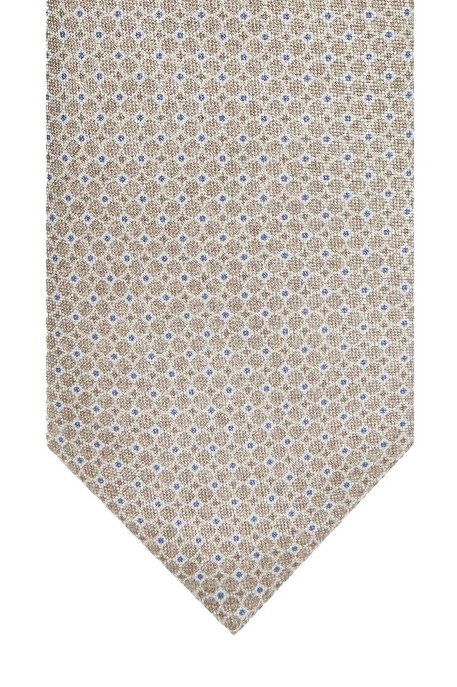 Herren Profuomo | Tie Silk Print Camel