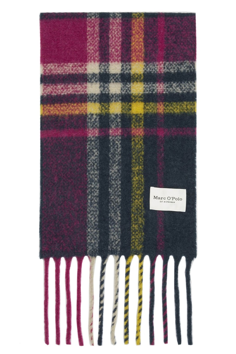 Dames Marc O'Polo | Scarf, Woven, Fuzzy Alpaca-Wool Ble