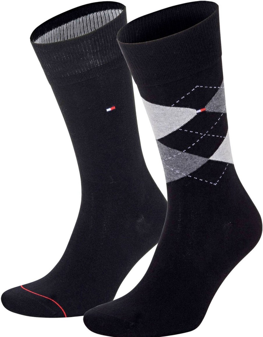 Herren Tommy Hilfiger | Th Men Sock Check 2P 00185710