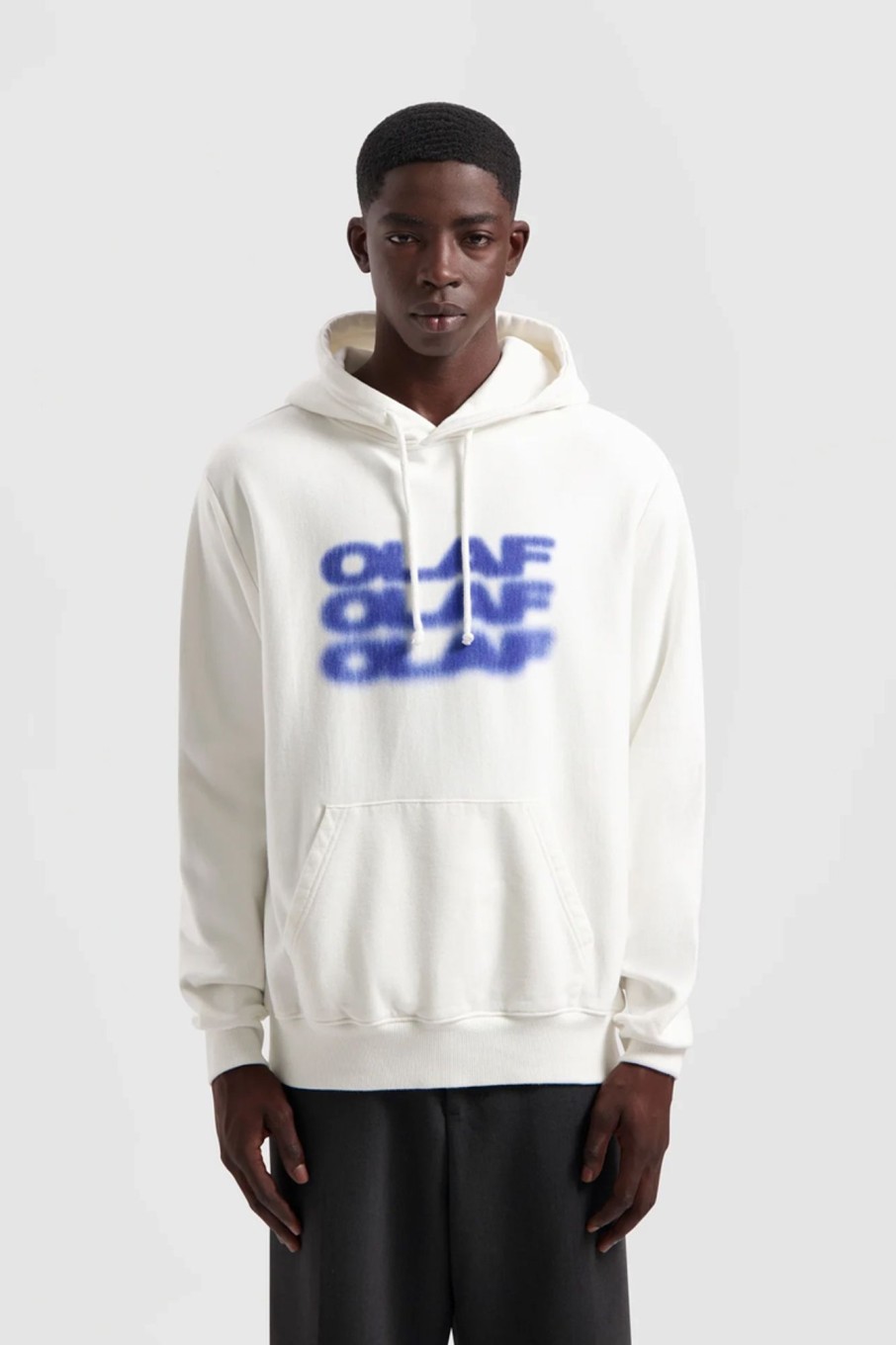 Herren Olaf Hussein | Olaf Blur Logo Hoodie