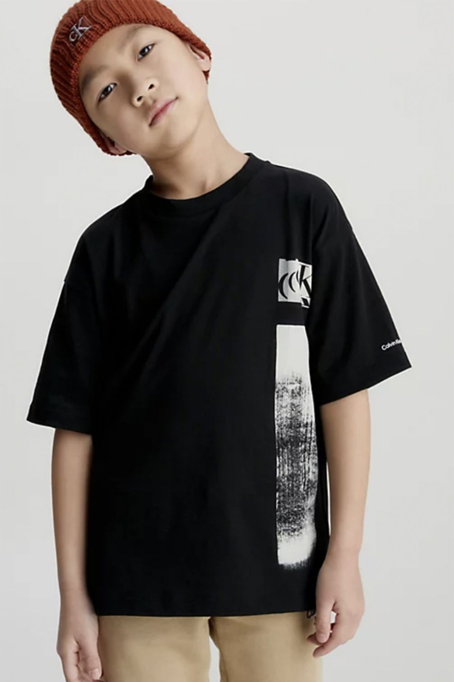 Kids Calvin Klein | Glitched Monogram Tshirt