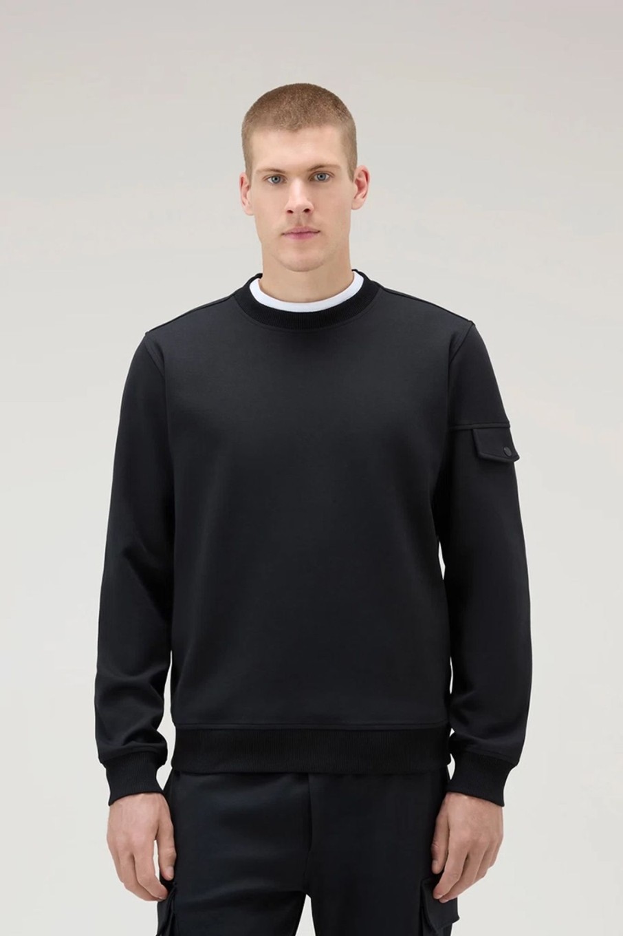 Herren Woolrich | Light Fleece Sweatshirt