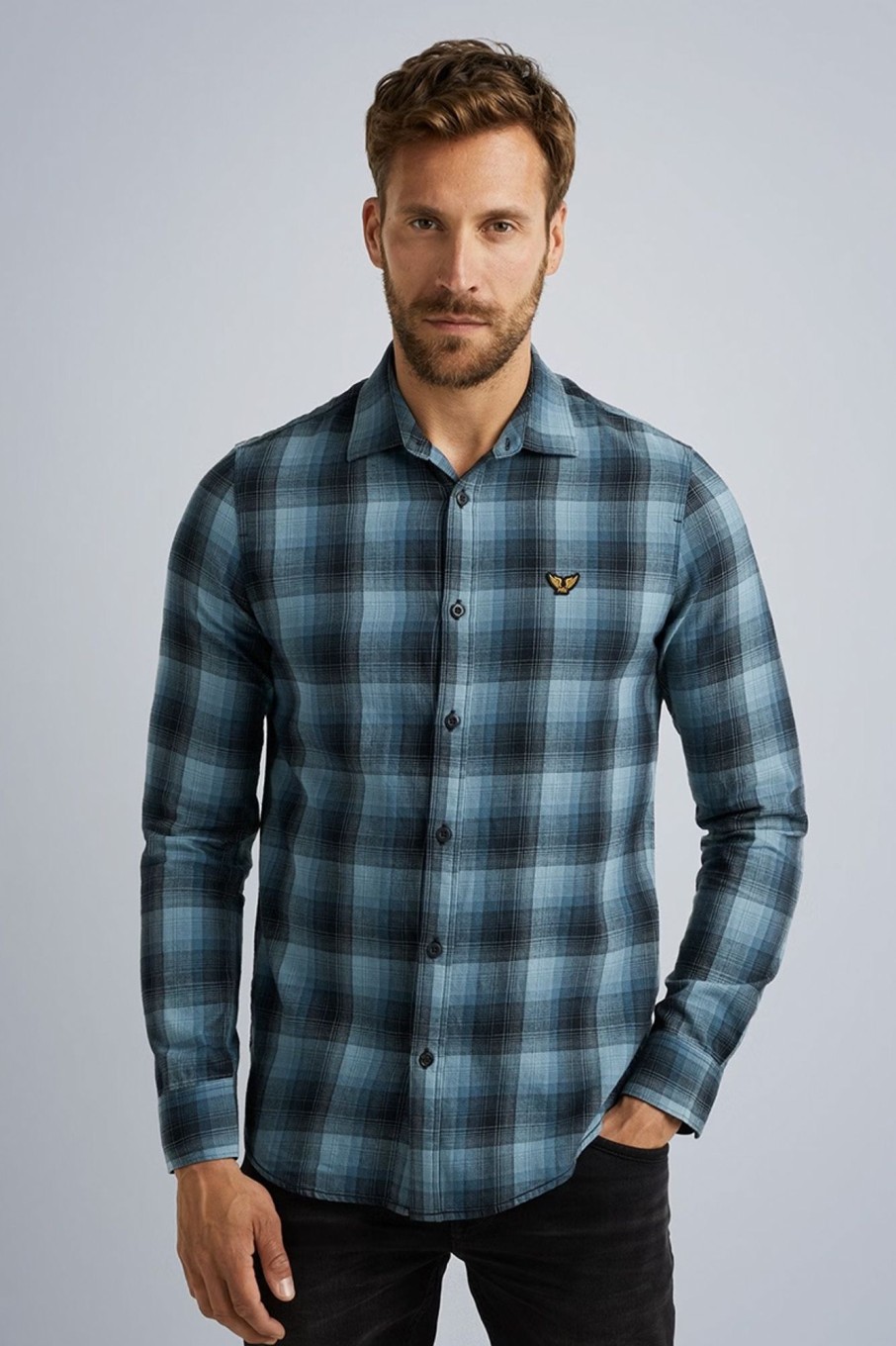 Herren PME Legend | Long Sleeve Shirt Ctn Twill Check