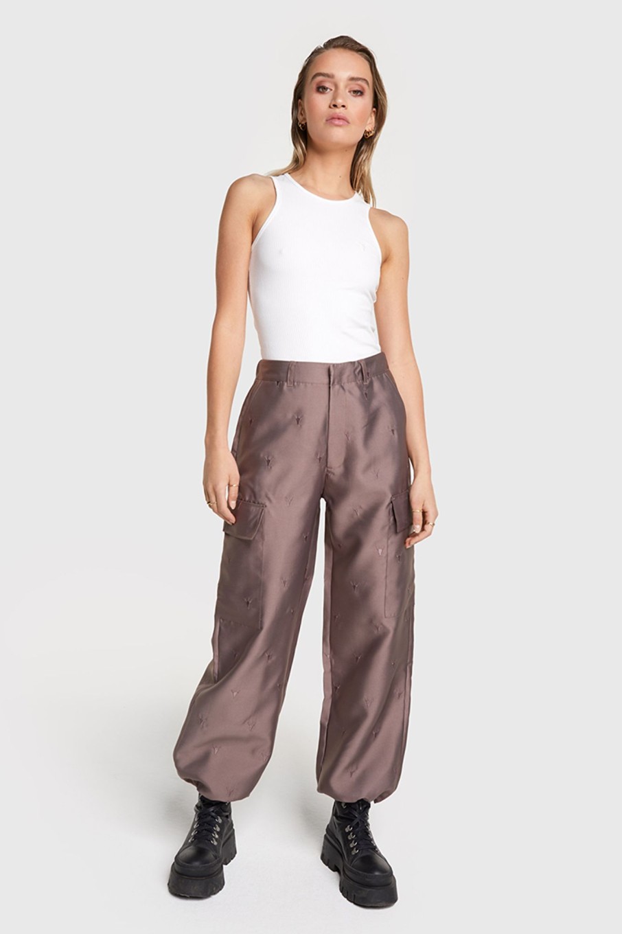 Dames Alix the Label | Shiny Bullcargo Pants