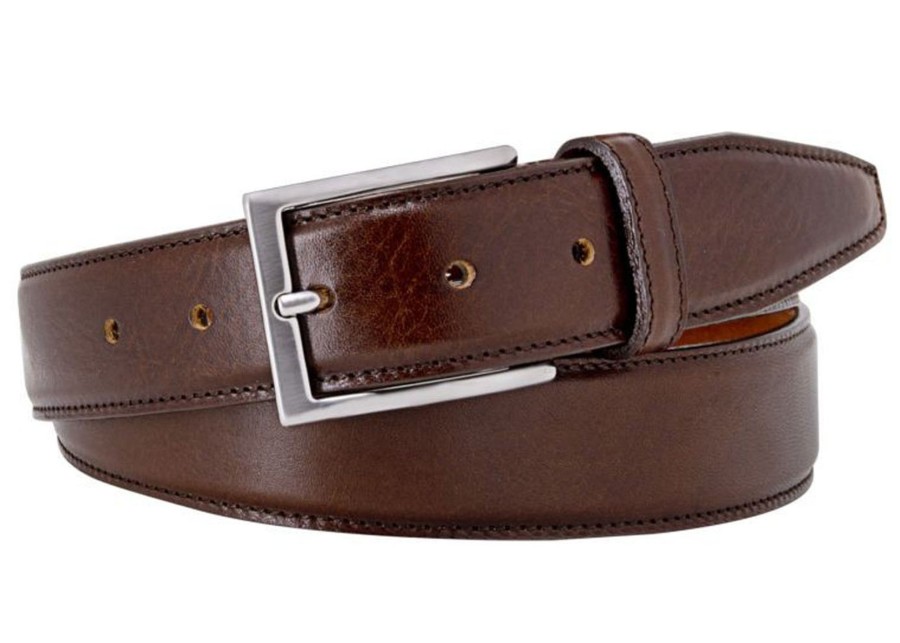 Herren Profuomo | Belt Calf Leather Brown 00169850