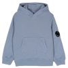 Kids C.P. Company | Baisc Fleece Lens Hoodie