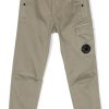 Kids C.P. Company | Stretch Sateen Peach Cargo Track Pants