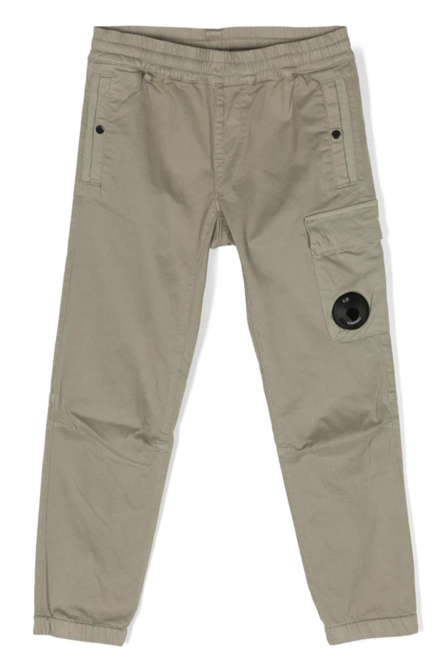 Kids C.P. Company | Stretch Sateen Peach Cargo Track Pants