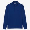 Herren Lacoste | Men Long Sleeved Ribbed Collar Shirt