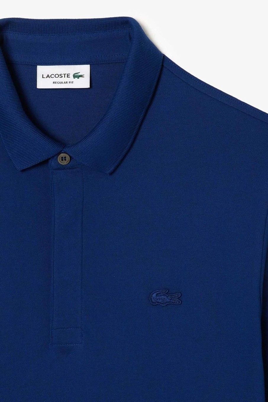 Herren Lacoste | Men Long Sleeved Ribbed Collar Shirt