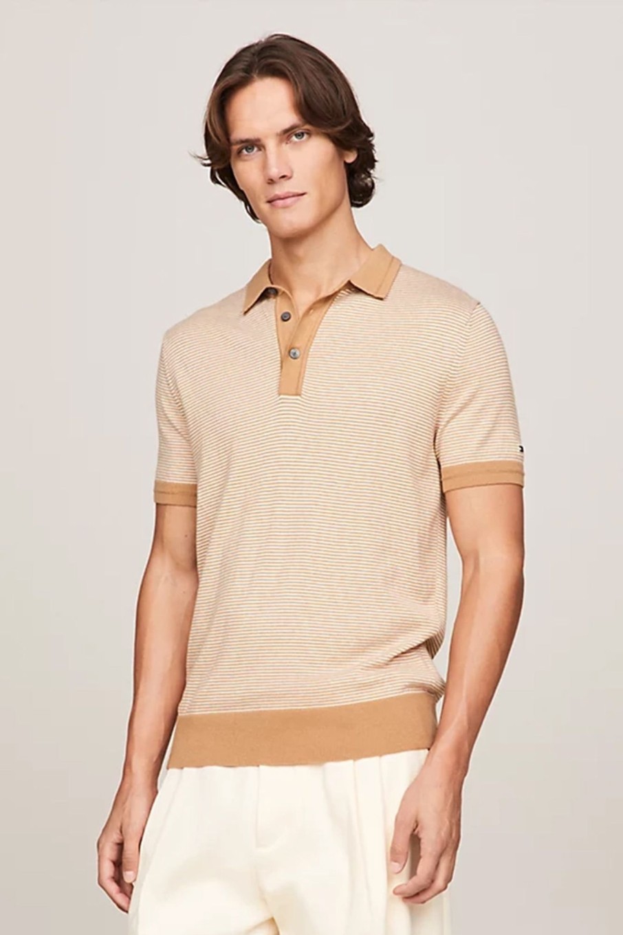 Herren Tommy Hilfiger | Dc Cotton Lyocell S/S Polo