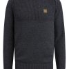 Herren PME Legend | R-Neck Cotton Indigo Look Knit