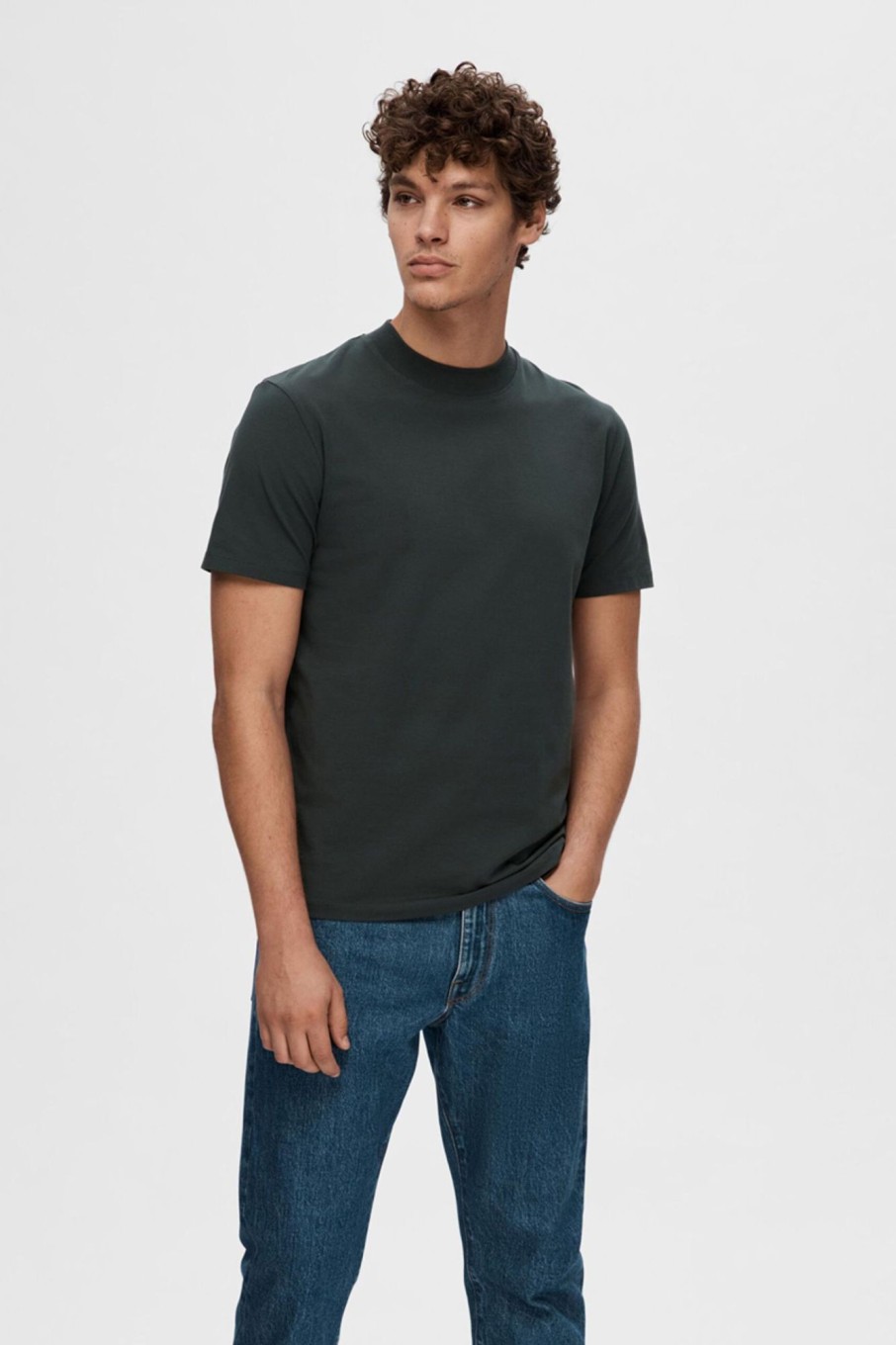 Herren Selected | Slhrory Ss O-Neck Tee B