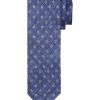 Herren Profuomo | Tie Silk Print Royal 00286435