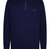 Herren Tommy Hilfiger | Pima Org Ctn Cashmere Zip Mock