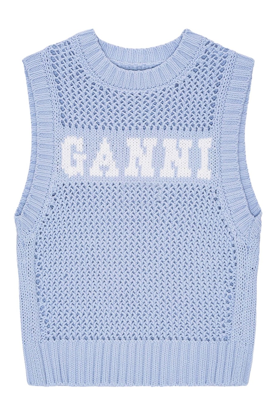 Dames Ganni | Cotton Rope Vest