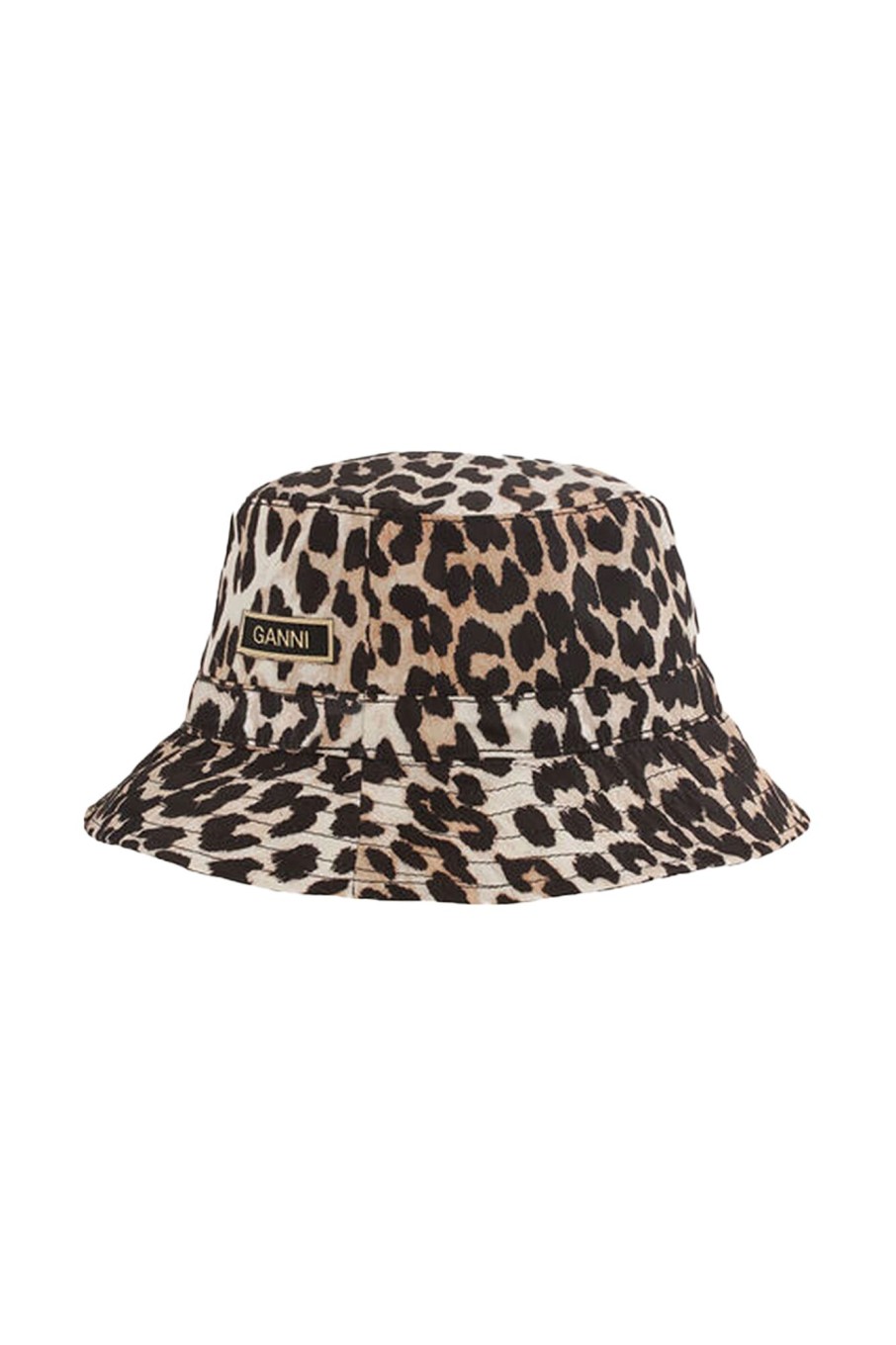 Dames Ganni | Bucket Hat Leopard