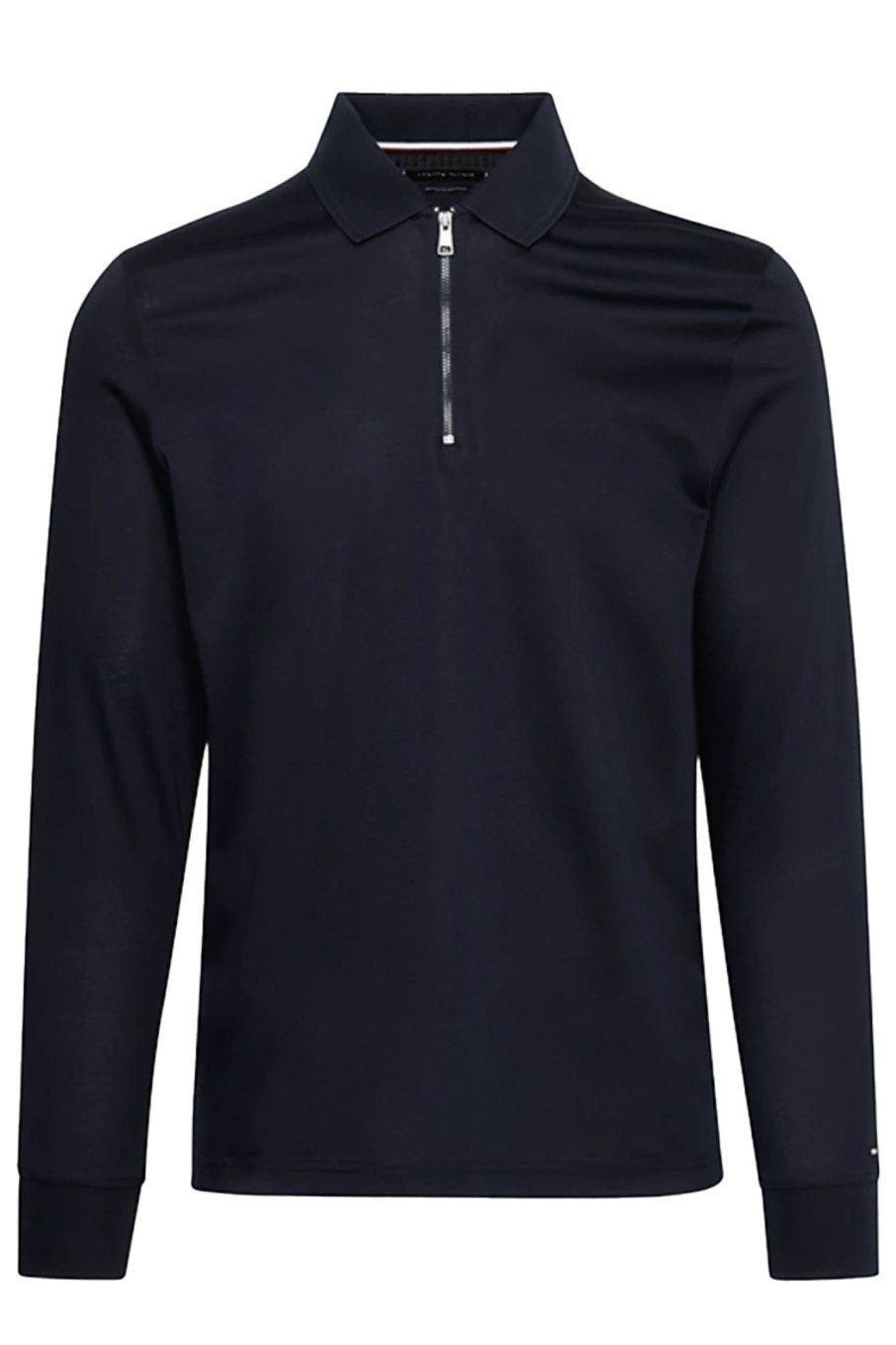 Herren Tommy Hilfiger | Dc Zip Ls Reg Polo