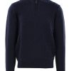 Herren Baileys | Pullover 1/2 Zip 10Gg, Frontpart Structure Knit