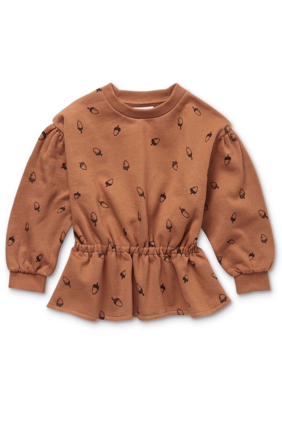 Kids Sproet & Sprout | Sweatshirt Peplum Acorn Print