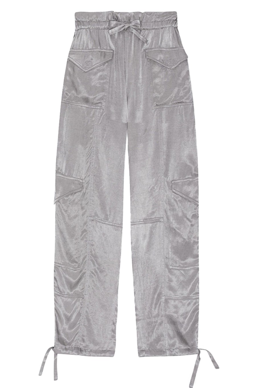 Dames Ganni | Washed Satin Pants