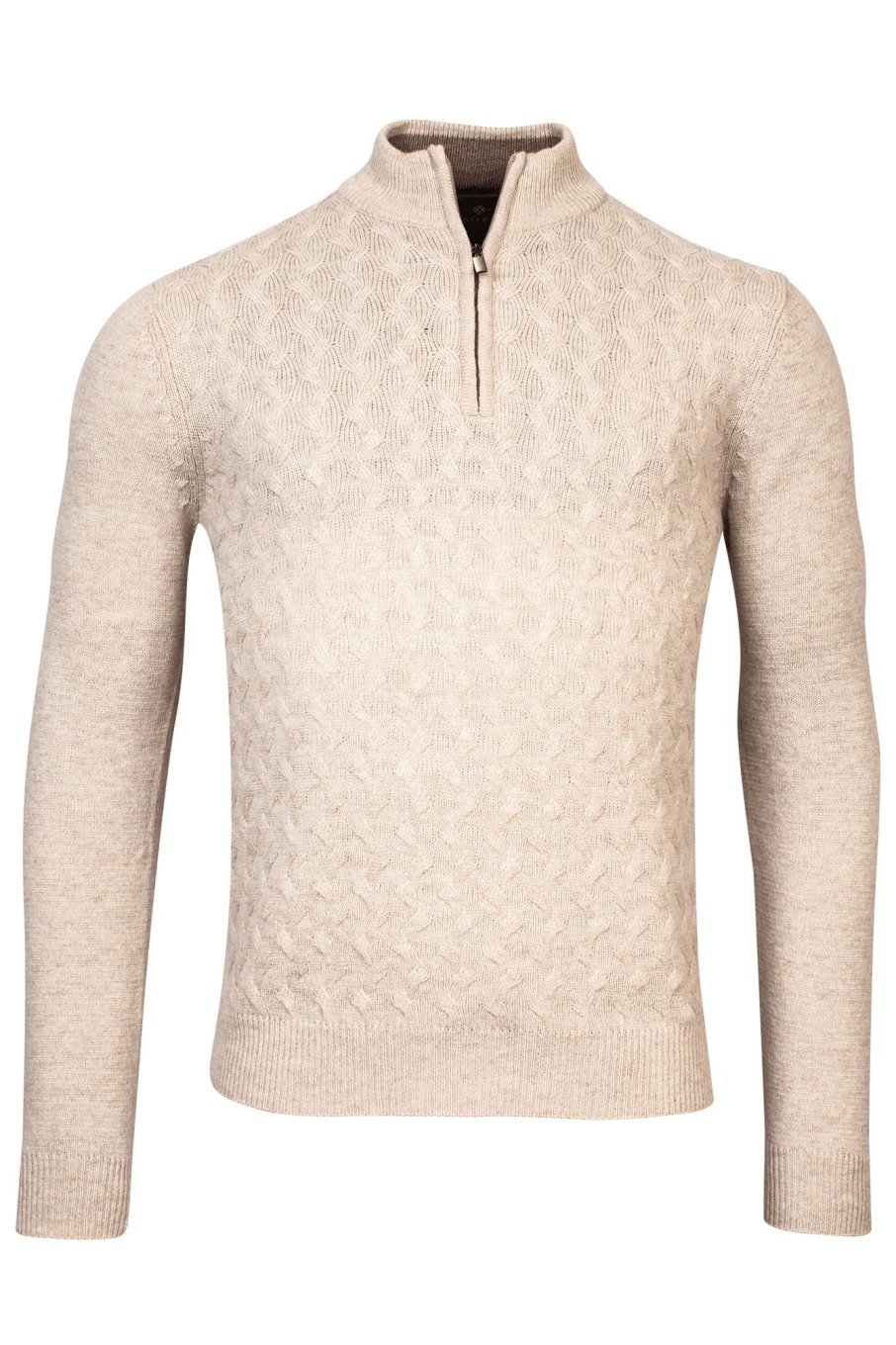 Herren Baileys | Pullover 1/2 Zip 10Gg, Frontpart Structure Knit