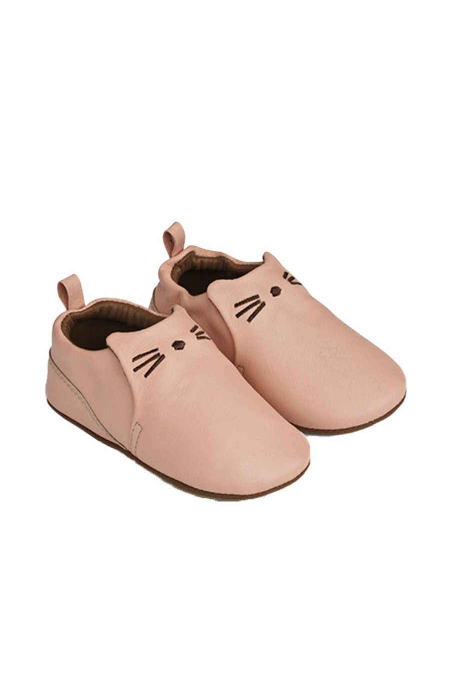 Kids Liewood | Eliot Cat Leather Slippers