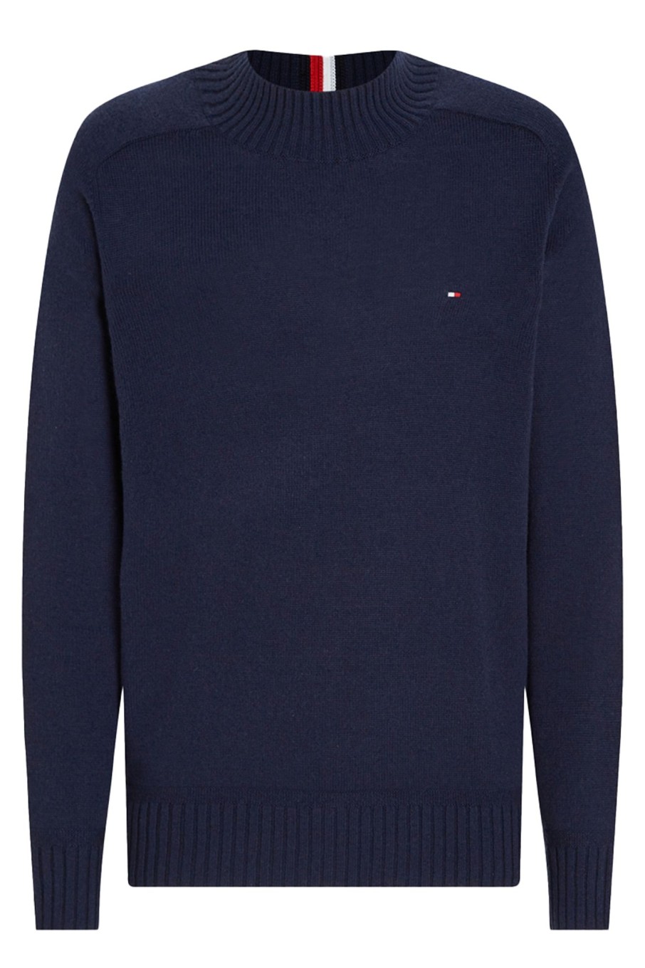 Herren Tommy Hilfiger | Mutli Htr Merino Mock Nk