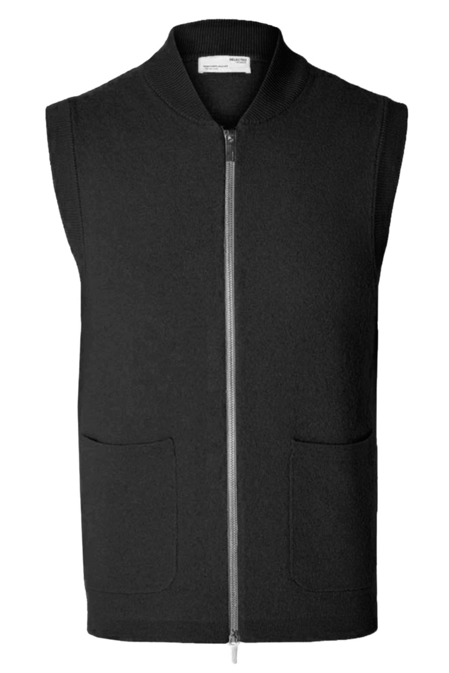 Herren Selected | Slhreason Sl Knit Boiled Wool Vest