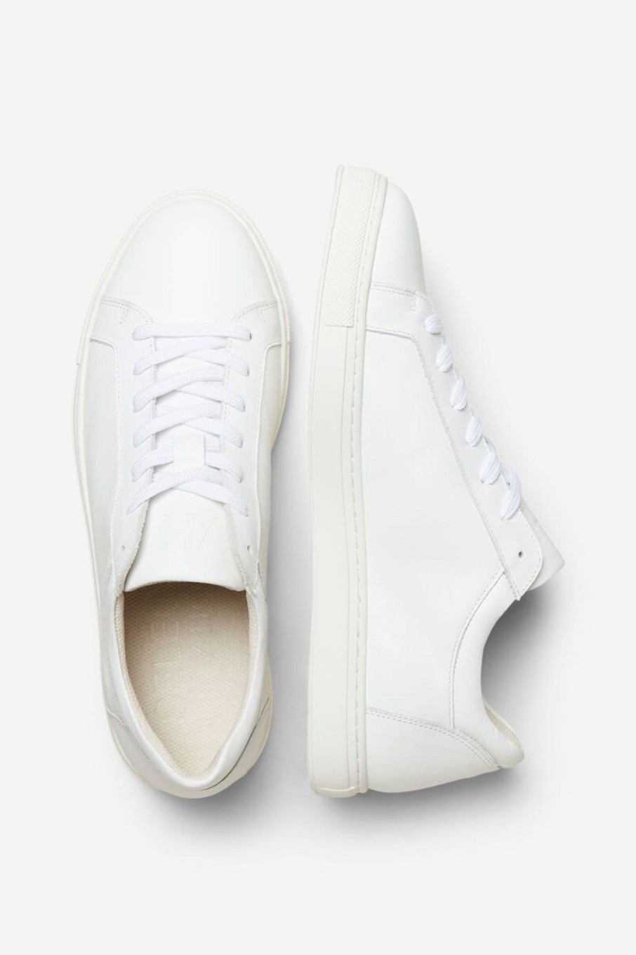 Herren Selected | Slhevan Leather Trainer B Noos