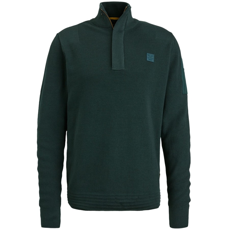 Herren PME Legend | Half Zip Collar Cotton Knit