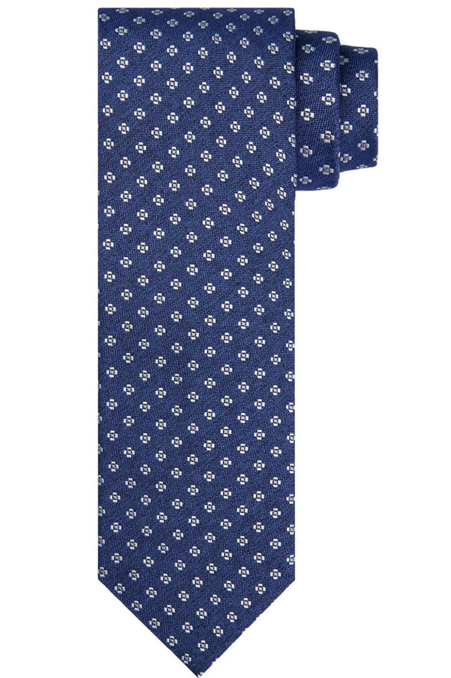 Herren Profuomo | Tie Silk Woven Navy