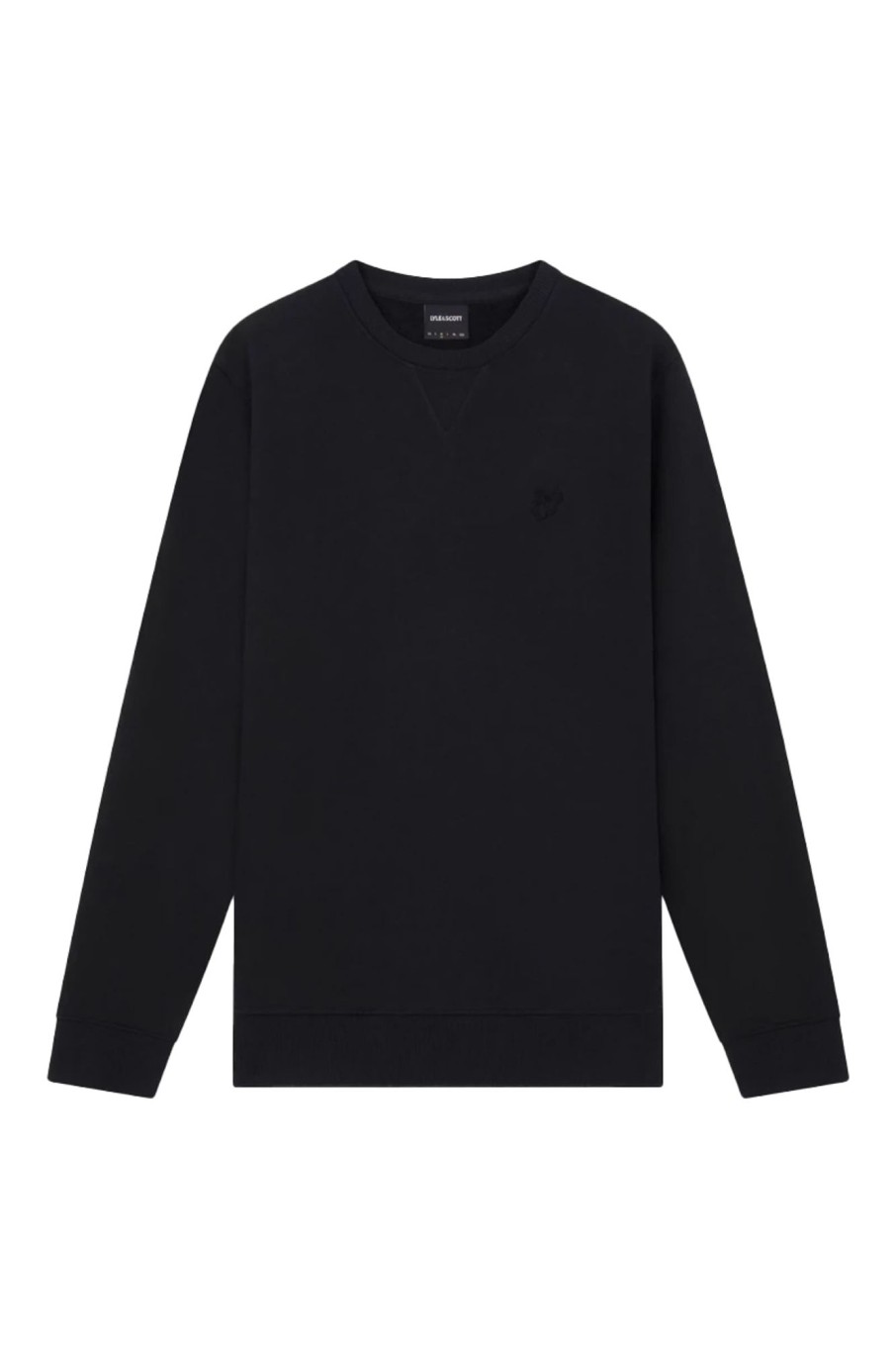 Herren Lyle & Scott | Tonal Eagle Crew Neck Sweatshirt