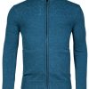 Herren Baileys | Cardigan Zip Top Body In Fancy Cable Structure Kn