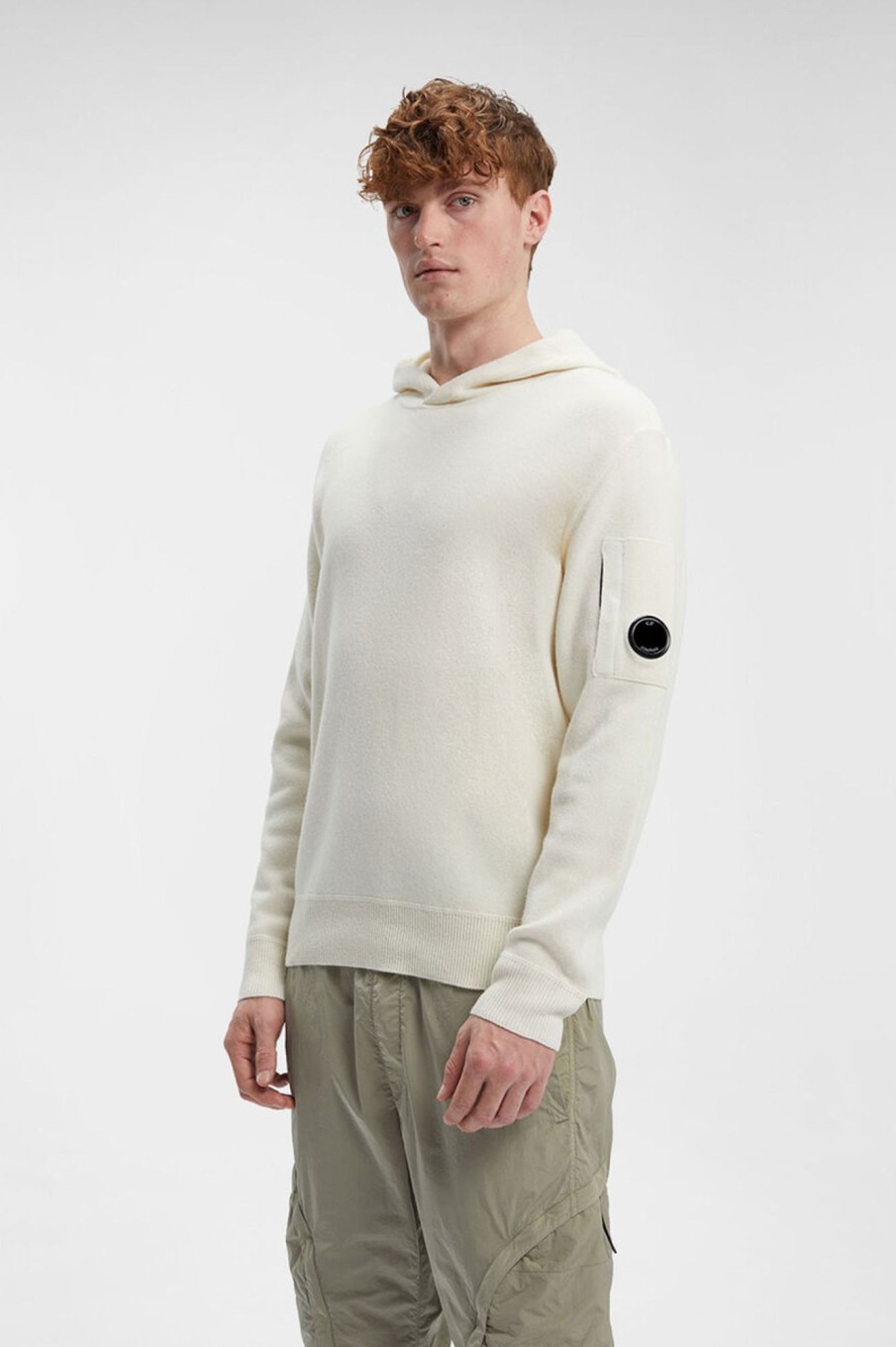 Herren C.P. Company | Lambswool Hoodie